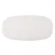 Leyton Warm White Outdoor Oval Coffee Table