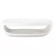 Leyton Warm White Outdoor Oval Coffee Table