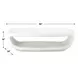 Leyton Warm White Outdoor Oval Coffee Table