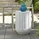 Fairmont White Outdoor Round Accent Table