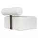 Bolster Back Oyster White Outdoor 36" Armless Sofa