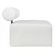 Bolster Back Oyster White Outdoor 36" Armless Sofa