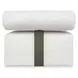 Bolster Back Oyster White Outdoor 36" Armless Sofa