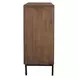 Bottom Line Brown and Bronze 2 Door Accent Cabinet