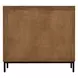 Bottom Line Brown and Bronze 2 Door Accent Cabinet