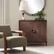 Bottom Line Brown and Bronze 2 Door Accent Cabinet