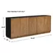 Fairmont Brown and Gray 90" TV Stand