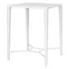 Grafton White Outdoor 32" Square Bar Table