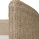 Kingsley Oyster White Upholstered Outdoor Round Swivel Daybed