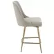 Fairmont Heathered Taupe Upholstered Counter Height Stool