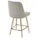 Fairmont Heathered Taupe Upholstered Counter Height Stool