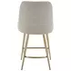 Fairmont Heathered Taupe Upholstered Counter Height Stool