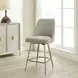 Fairmont Heathered Taupe Upholstered Counter Height Stool