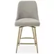 Fairmont Heathered Taupe Upholstered Counter Height Stool
