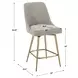 Fairmont Heathered Taupe Upholstered Counter Height Stool