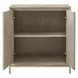 Alden Cerused and Gold 2 Door Accent Cabinet