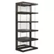 Carlisle Walnut and Brass Etagere