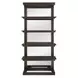 Carlisle Walnut and Brass Etagere