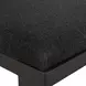 Bolster Back Charcoal Upholstered Outdoor Dining Chair
