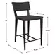 Hamilton Java Outdoor Counter Height Stool