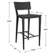 Hamilton Java Outdoor Bar Stool