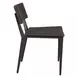 Hamilton Java Black and Textured Mocha Outdoor Dining Chair