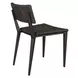 Hamilton Java Black and Textured Mocha Outdoor Dining Chair