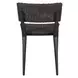 Hamilton Java Black and Textured Mocha Outdoor Dining Chair