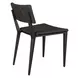 Hamilton Java Black and Textured Mocha Outdoor Dining Chair