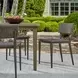 Hamilton Java Black and Textured Mocha Outdoor Dining Chair