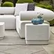 Kingsley White Rectangular Side Table