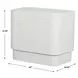 Kingsley White Rectangular Side Table