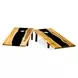 Langston Brown and Black Rectangular Game Table Set of 2