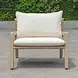 Kingsley Cream Upholstered Outdoor Lounge Chair Set of 2