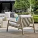 Kingsley Cream Upholstered Outdoor Lounge Chair Set of 2