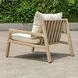 Kingsley Cream Upholstered Outdoor Lounge Chair Set of 2