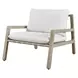 Kingsley Cream Upholstered Outdoor Lounge Chair Set of 2