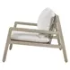 Kingsley Cream Upholstered Outdoor Lounge Chair Set of 2