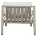 Kingsley Cream Upholstered Outdoor Lounge Chair Set of 2