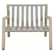 Kingsley Cream Upholstered Outdoor Lounge Chair Set of 2