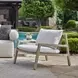 Kingsley Cream Upholstered Outdoor Lounge Chair Set of 2