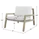 Kingsley Cream Upholstered Outdoor Lounge Chair Set of 2