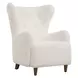 Oakley Soft White Upholstered Arm Chair