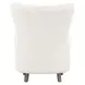 Oakley Soft White Upholstered Arm Chair