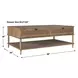 Oakley Soft Oak Stain Rectangular Coffee Table