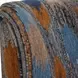 Prescott Blue and Orange Upholstered Ikat Arm Chair