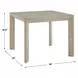 Grafton Brown Square Game Table