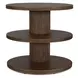 Riverton Dark Walnut Oval Side Table