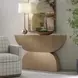 Alden Light Natural Rectangular Console Table