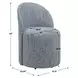 Somerset Denim Upholstered Dining Chair